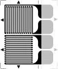 Тензорезистор полумостовой линейный перпендикулярный(Решетка BB)